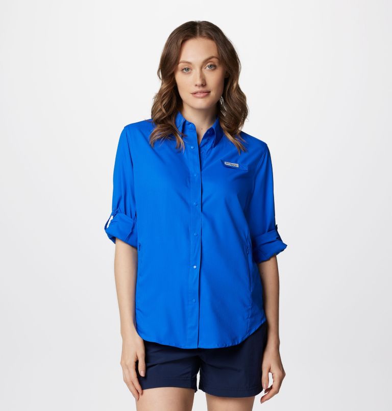 Long Sleeve Dress Shirt w/ VELCRO® Brand Fasteners (Open Collar