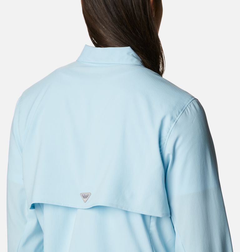 Women’s PFG Tamiami II Long Sleeve Shirt, Color: Sky Blue, image 6