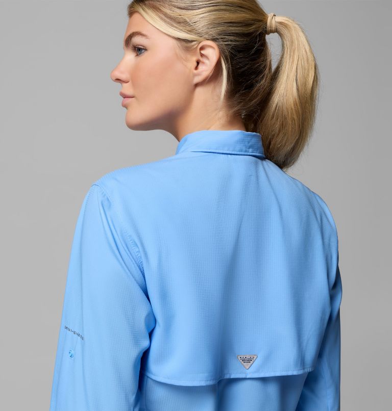Women's PFG Tamiami II Long Sleeve Shirt, Color: White Cap, image 10