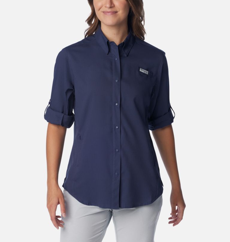 Women’s PFG Tamiami II Long Sleeve Shirt, Color: Nocturnal, image 6
