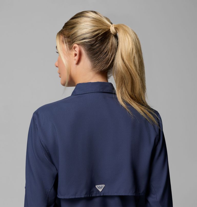 Women's PFG Tamiami II Long Sleeve Shirt, Color: Nocturnal, image 10