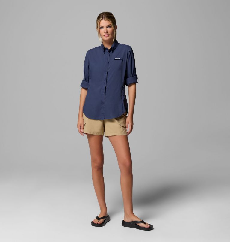 Women's PFG Tamiami II Long Sleeve Shirt, Color: Nocturnal, image 2