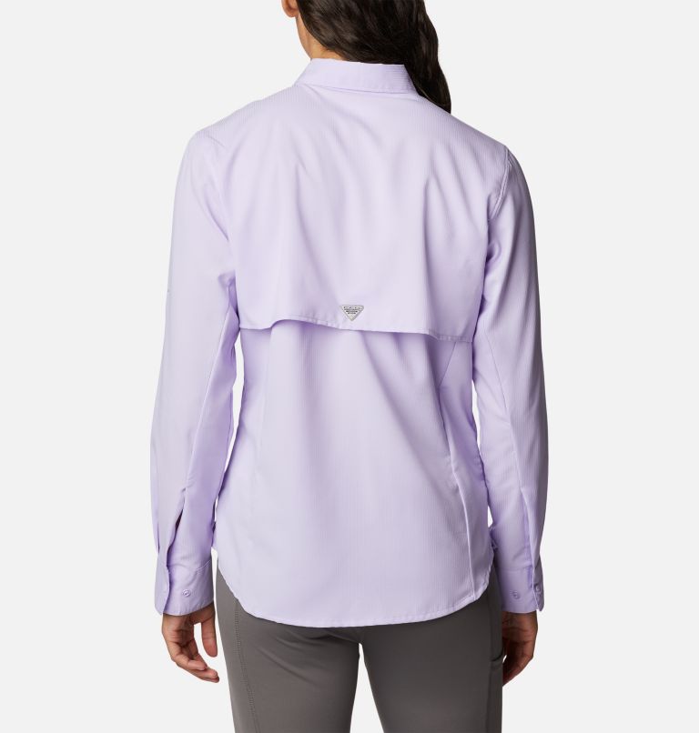 Women’s PFG Tamiami II Long Sleeve Shirt, Color: Soft Violet, image 2