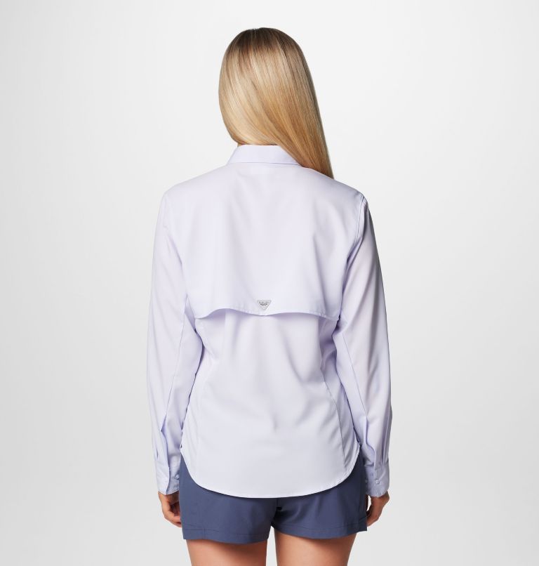 Women's PFG Tamiami II Long Sleeve Shirt, Color: Snowdrift, image 2