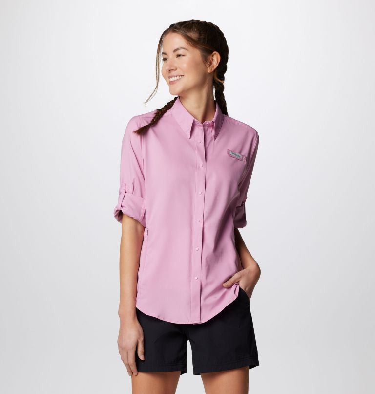 Thumbnail: Women’s PFG Tamiami II Long Sleeve Shirt, Color: Minuet, image 7