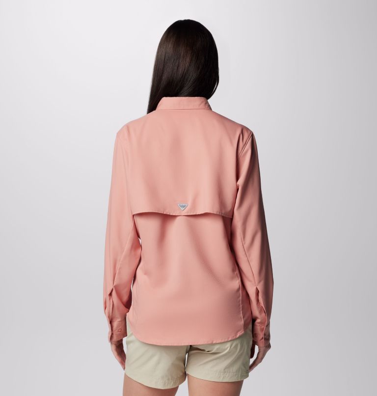 Thumbnail: Women’s PFG Tamiami II Long Sleeve Shirt, Color: Sandalwood Pink, image 2
