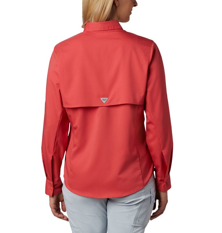 Columbia Women's PFG Tamiami II Long Sleeve Shirt - XS - Red