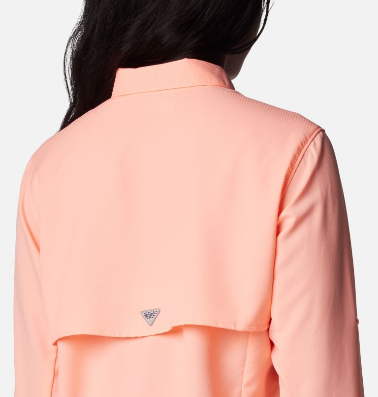 Women’s PFG Tamiami II Long Sleeve Shirt, Color: Tiki Pink, image 5