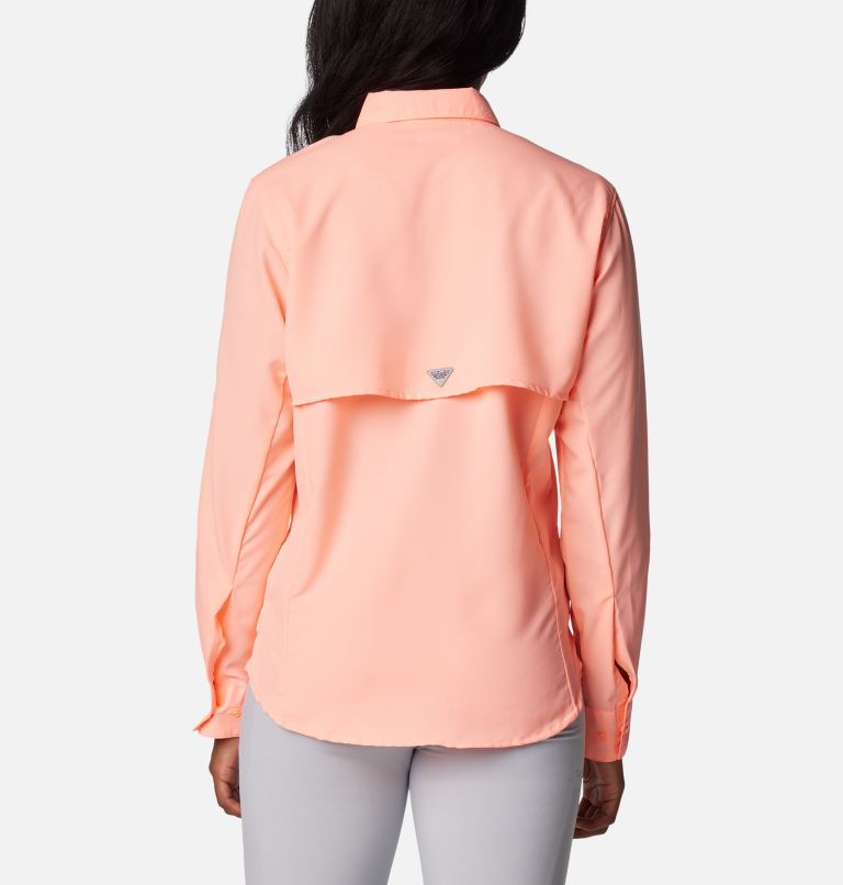 Women’s PFG Tamiami II Long Sleeve Shirt, Color: Tiki Pink, image 2