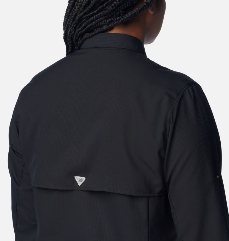 Women's PFG Tamiami II Long Sleeve Shirt - Plus Size, Color: Black, image 5