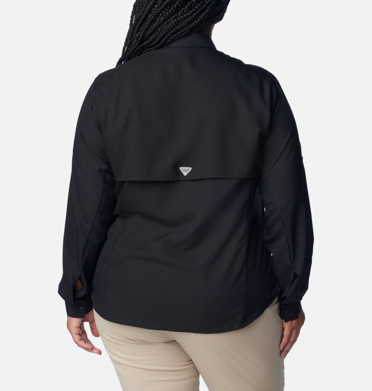 Women's PFG Tamiami II Long Sleeve Shirt - Plus Size, Color: Black, image 2