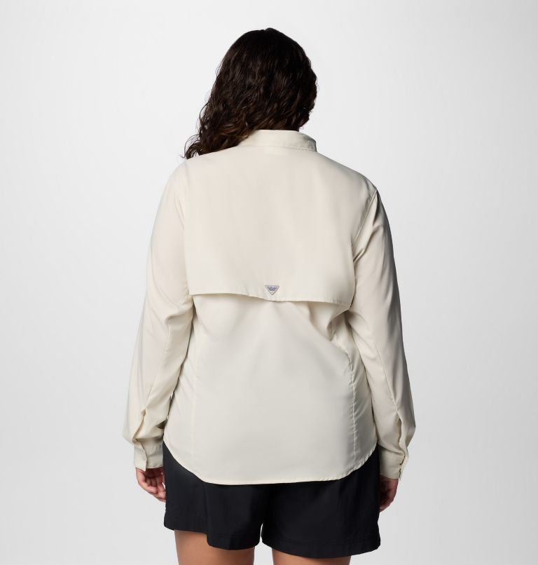 Women's PFG Tamiami II Long Sleeve Shirt - Plus Size, Color: Stone, image 2