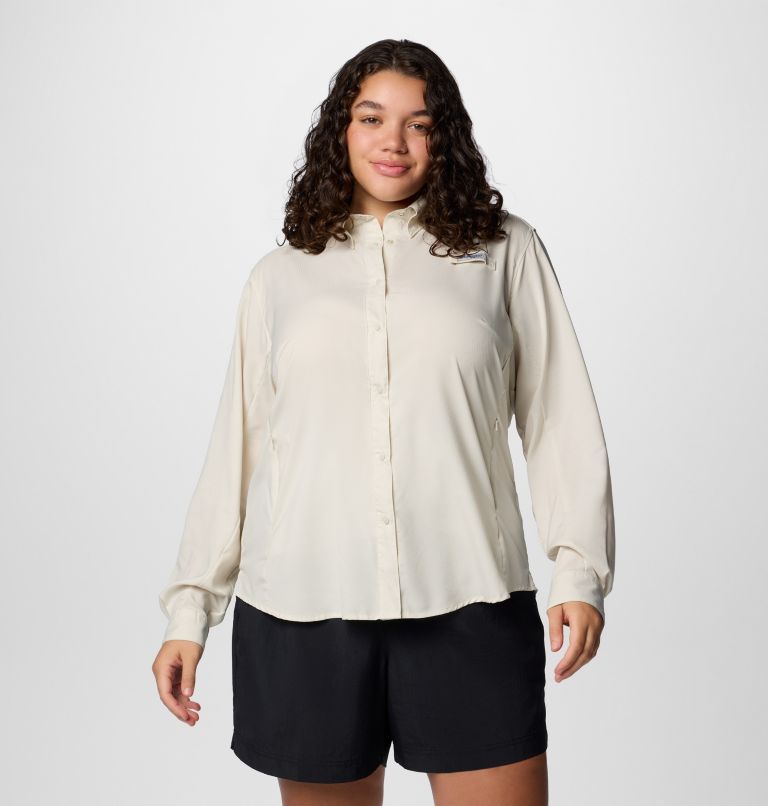 Columbia women's tamiami ii long sleeve shirt plus size on sale