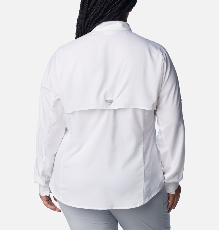 Women’s PFG Tamiami II Long Sleeve Shirt - Plus Size, Color: White, image 2