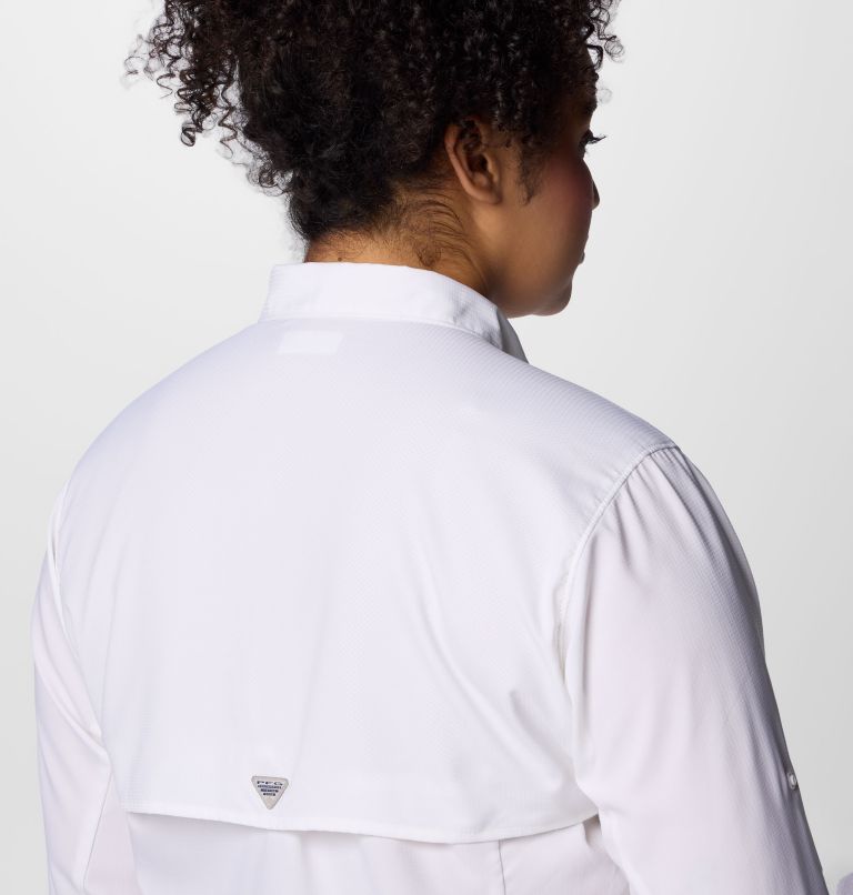 Women's PFG Tamiami II Long Sleeve Shirt - Plus Size, Color: White, image 6