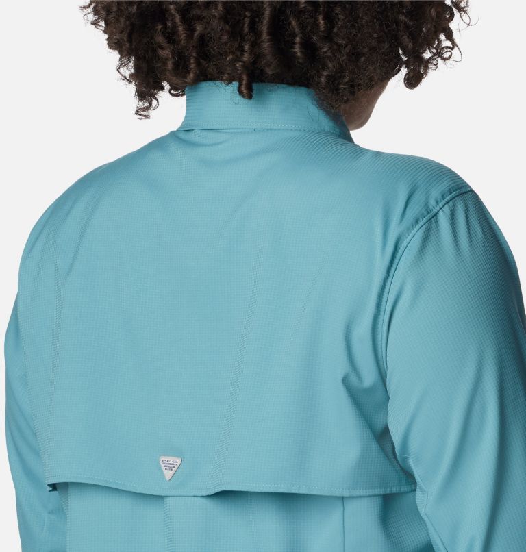 Thumbnail: Chemise à manches longues PFG Tamiami II pour femme - Grandes tailles, Color: Tranquil Teal, image 5