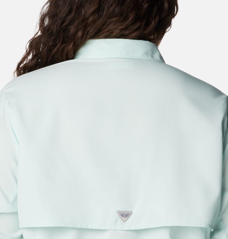 Women's PFG Tamiami II Long Sleeve Shirt - Plus Size, Color: Icy Morn, image 5