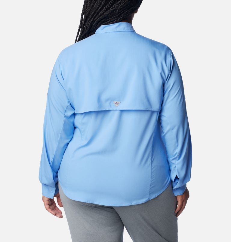Women's PFG Tamiami II Long Sleeve Shirt - Plus Size, Color: White Cap, image 2