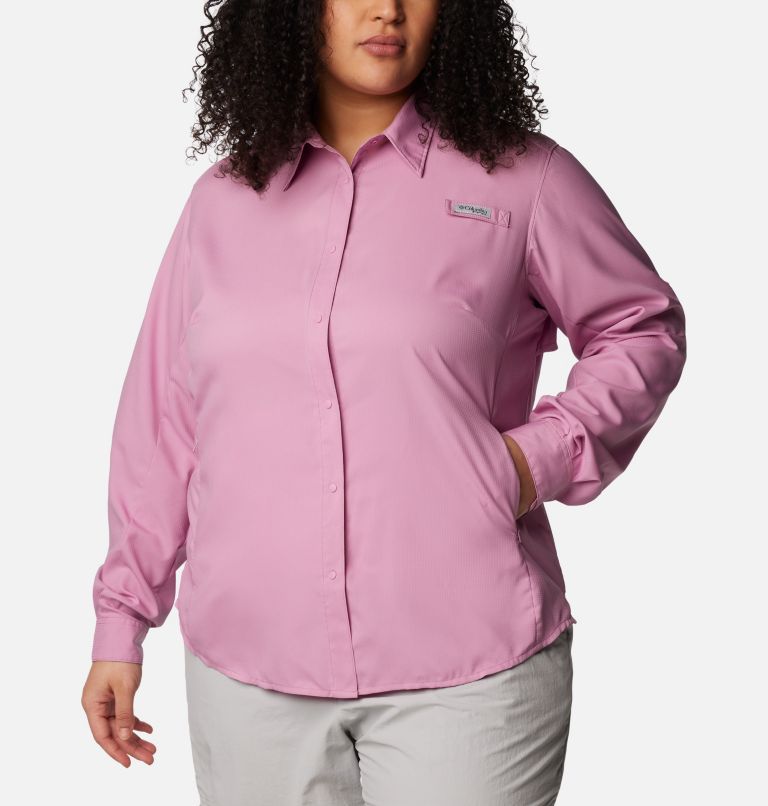 Columbia Women's PFG Tamiami II Long Sleeve Shirt - Tiki Pink