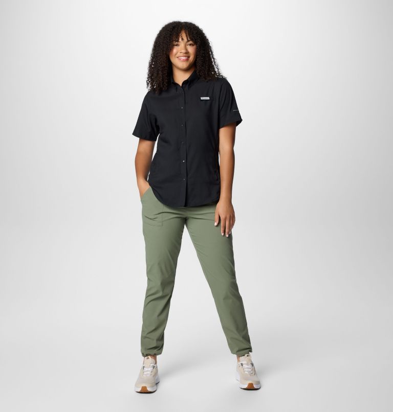 Women's PFG Tamiami II Short Sleeve Shirt, Color: Black, image 3
