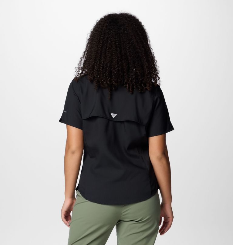 Women's PFG Tamiami II Short Sleeve Shirt, Color: Black, image 2