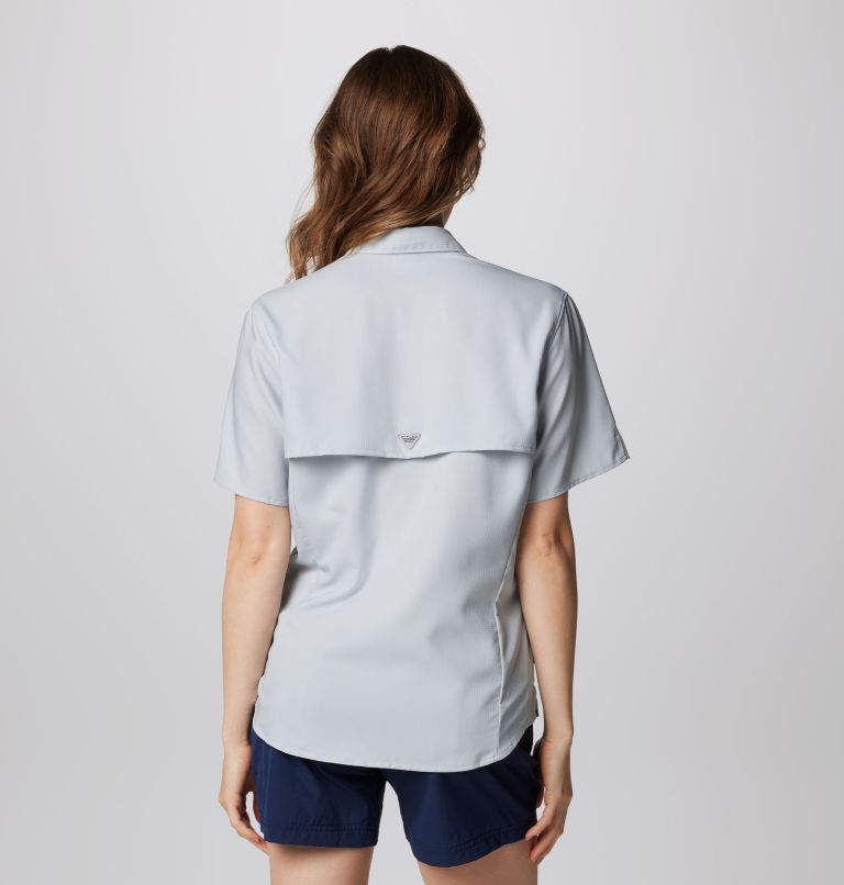 Thumbnail: Women’s PFG Tamiami II Short Sleeve Shirt, Color: Cirrus Grey, image 2