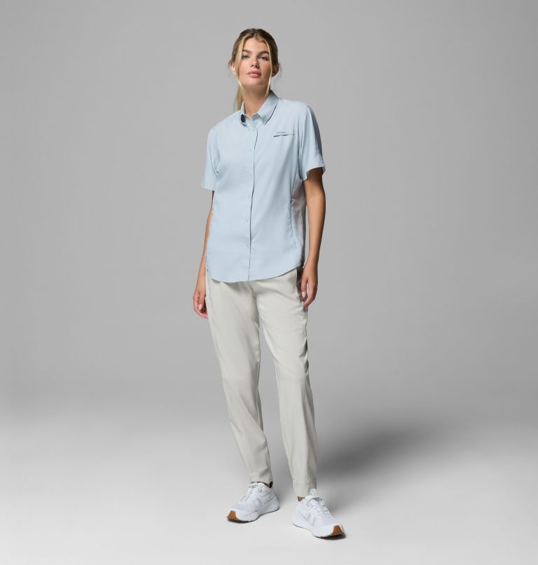Women's PFG Tamiami II Short Sleeve Shirt, Color: Cirrus Grey, image 2