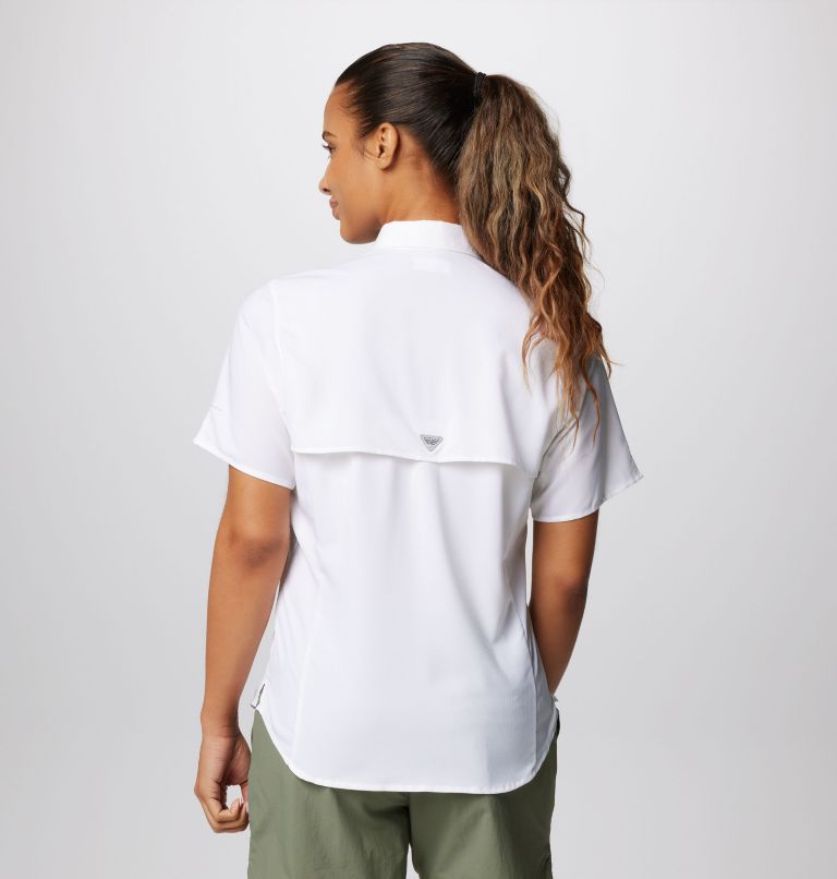 Columbia Women's PFG Tamiami II UPF 40 Short Sleeve Fishing Shirt, White,  1X : : Clothing, Shoes & Accessories