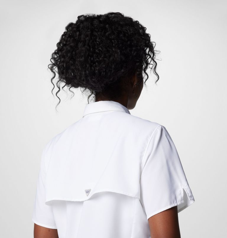 Women's PFG Tamiami II Short Sleeve Shirt, Color: White, image 6