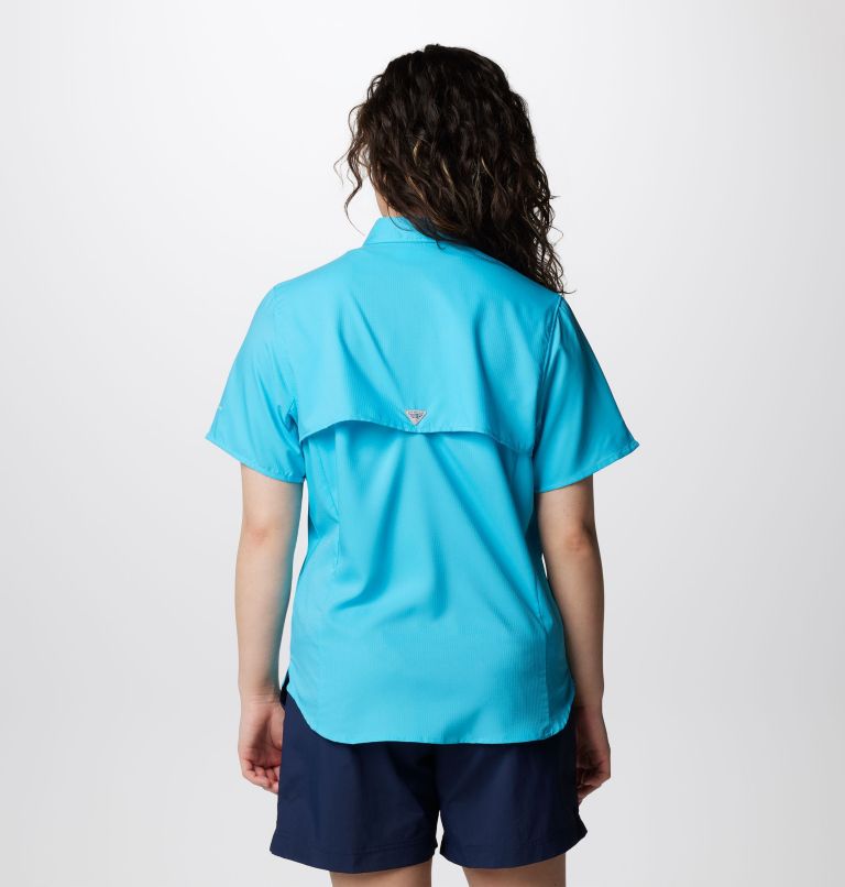 Women’s PFG Tamiami II Short Sleeve Shirt, Color: Atoll, image 2