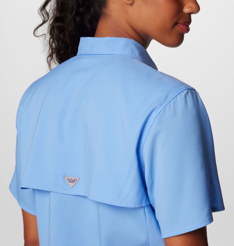Women's PFG Tamiami II Short Sleeve Shirt, Color: White Cap, image 6