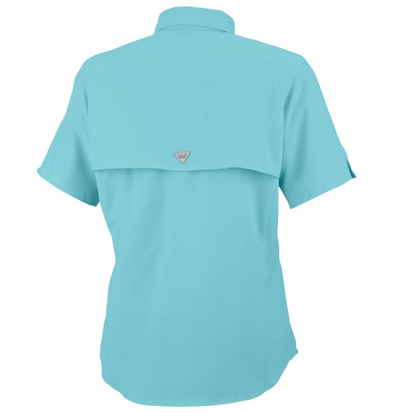 Women’s PFG Tamiami II Short Sleeve Shirt, Color: Clear Blue, image 2