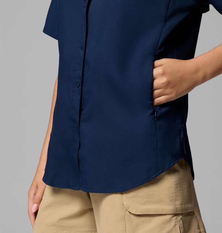 Women's PFG Tamiami II Short Sleeve Shirt, Color: Collegiate Navy, image 8