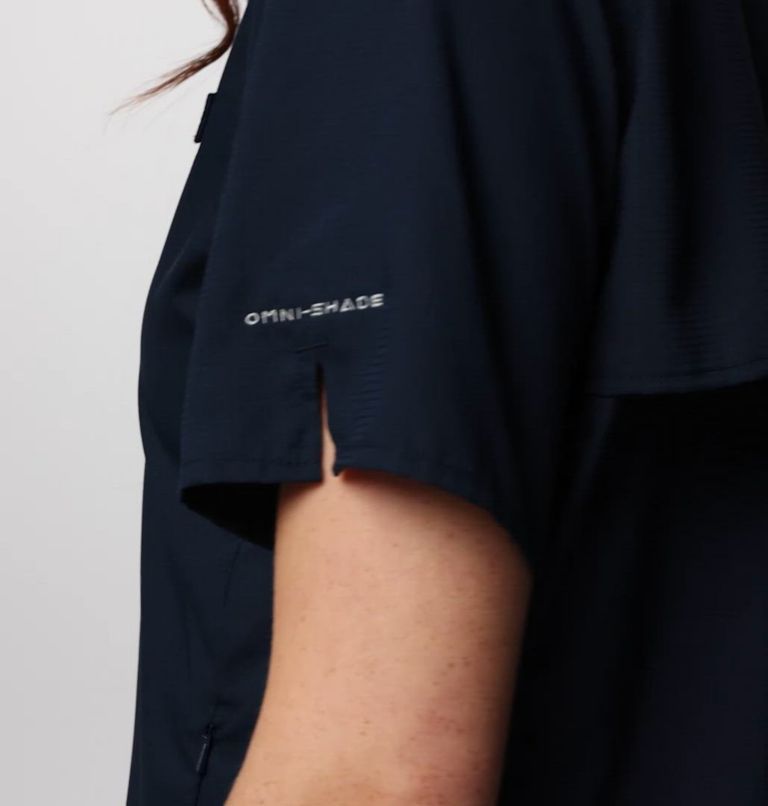 Women's PFG Tamiami II Short Sleeve Shirt, Color: Collegiate Navy