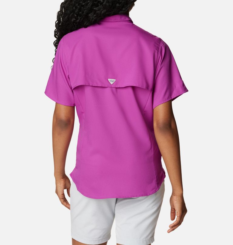 Women’s PFG Tamiami II Short Sleeve Shirt, Color: Berry Jam, image 2