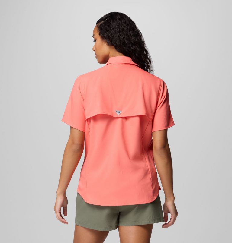 Women's PFG Tamiami II Short Sleeve Shirt, Color: Melonade, image 3