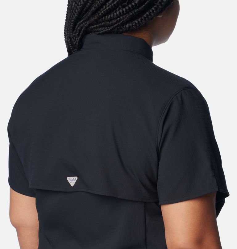 Women’s PFG Tamiami II Short Sleeve Shirt - Plus Size, Color: Black, image 5