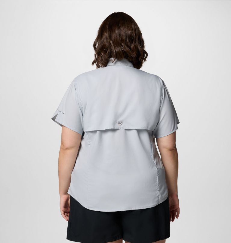 Women's PFG Tamiami II Short Sleeve Shirt - Plus Size, Color: Cirrus Grey, image 2