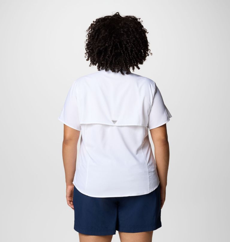 Women's PFG Tamiami II Short Sleeve Shirt - Plus Size, Color: White, image 2