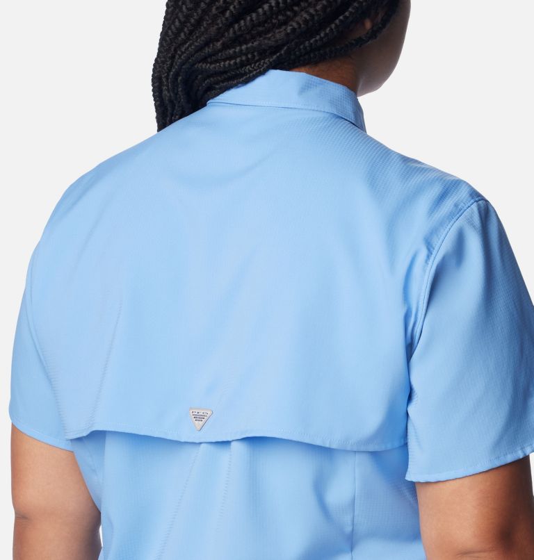 Women’s PFG Tamiami II Short Sleeve Shirt - Plus Size, Color: White Cap, image 5