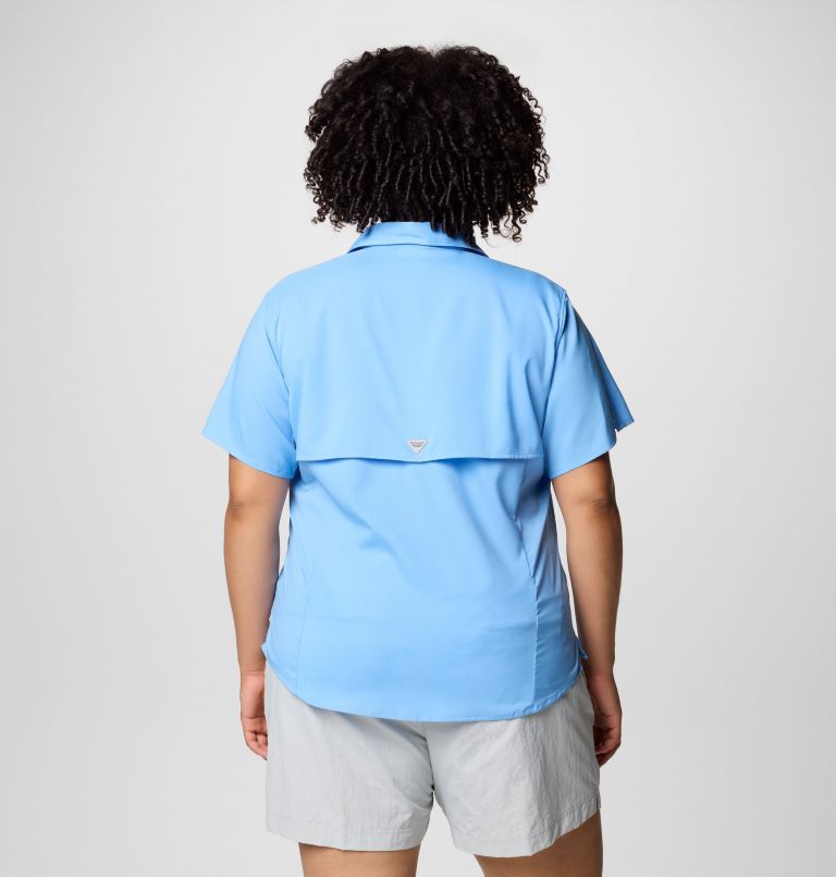 Women's PFG Tamiami II Short Sleeve Shirt - Plus Size, Color: White Cap, image 2