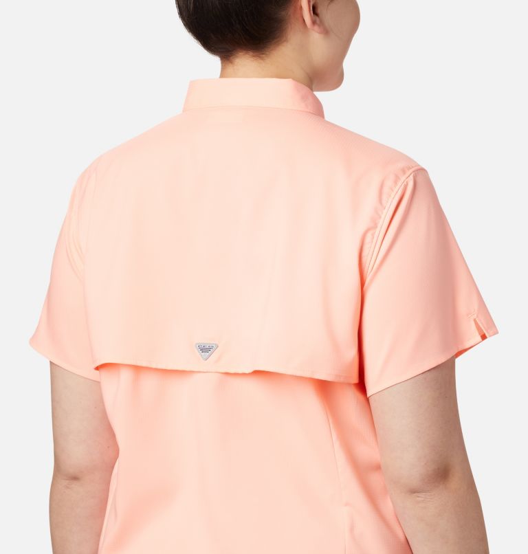 Women’s PFG Tamiami II Short Sleeve Shirt - Plus Size, Color: Tiki Pink, image 4