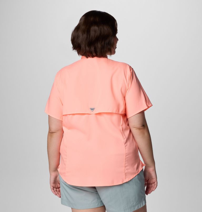 Women's PFG Tamiami II Short Sleeve Shirt - Plus Size, Color: Tiki Pink, image 2
