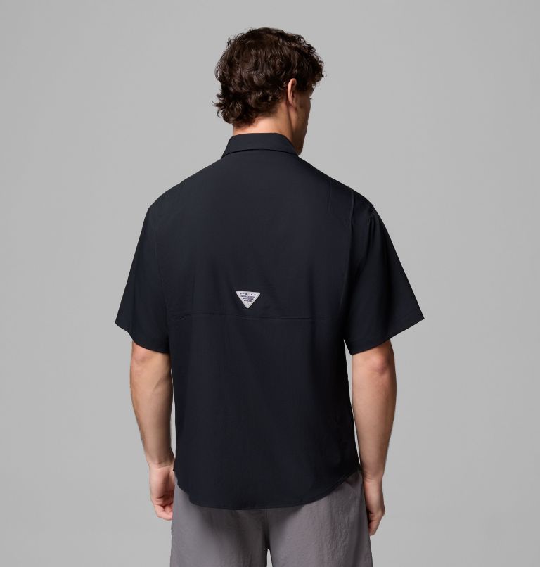 Men's Collegiate PFG Tamiami Short Sleeve Shirt - Arkansas, Color: ARK - Black, image 3
