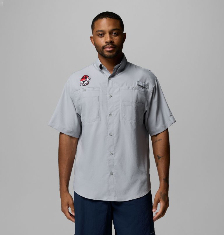 CLG Tamiami Short Sleeve Shirt, Color: UGA - Columbia Grey, image 1