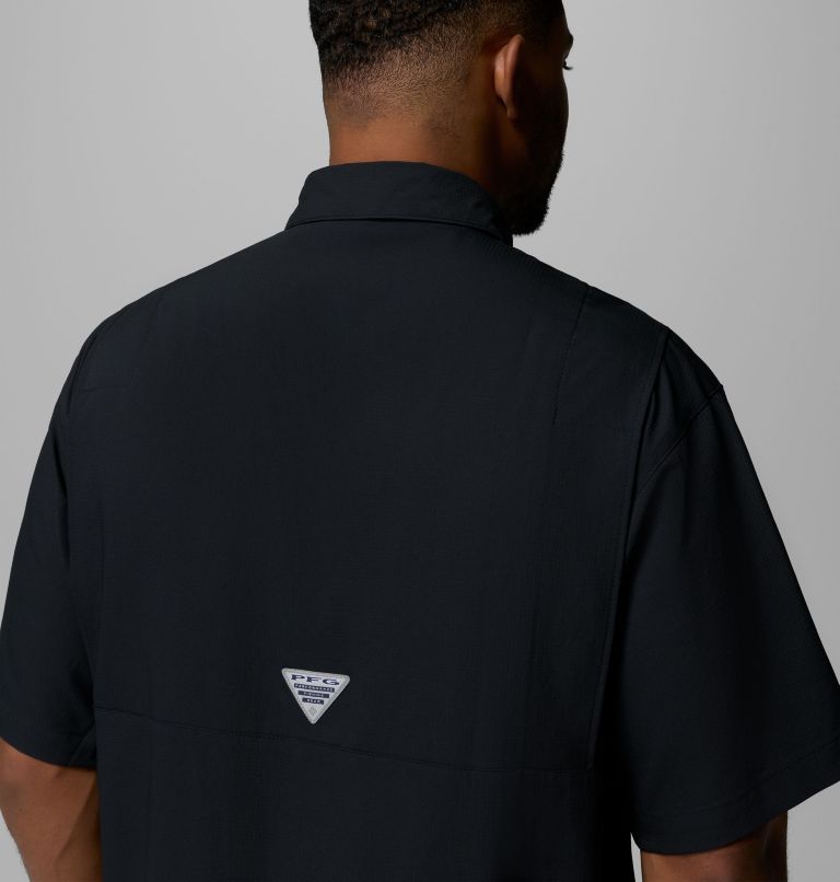 Men's Collegiate PFG Tamiami Short Sleeve Shirt - Texas A&M, Color: TAM - Black, image 6