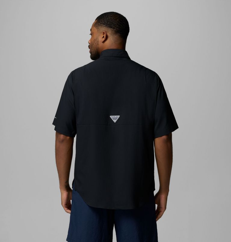 Men's Collegiate PFG Tamiami Short Sleeve Shirt - Texas A&M, Color: TAM - Black, image 3