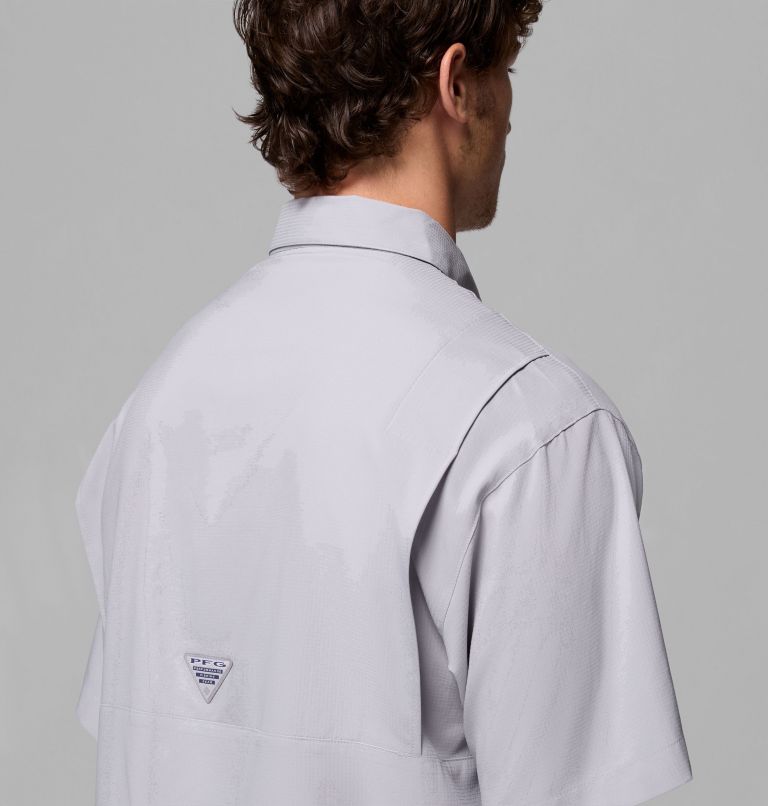 CLG Tamiami Short Sleeve Shirt | 026 | M, Color: LSU - Columbia Grey, image 6
