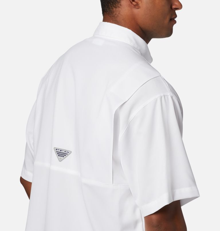 Men's Collegiate PFG Tamiami Short Sleeve Shirt - Alabama, Color: ALA - White, image 4