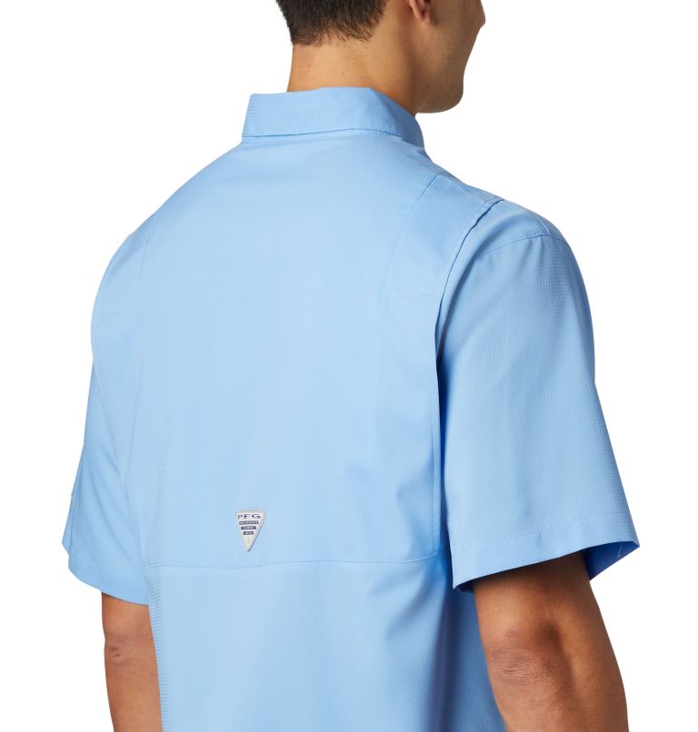 Men's Collegiate PFG Tamiami Short Sleeve Shirt - North Carolina, Color: NC - White Cap, image 4